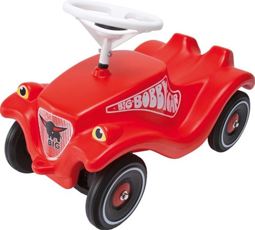 BIG Bobby Car Classic Rutschauto rot - Kinderfahrzeug mit Hupe