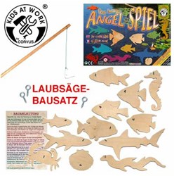 Kids at Work Angelspiel DIY Spielzeug für Kinder Fischen