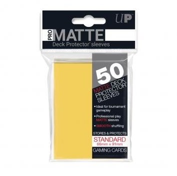 Ultra Pro Kartenhüllen Pro-Matte Gelb 50 Stück Kartenschutz-2