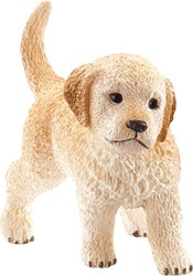 Schleich Hund Spielfigur Golden Retriever Welpe - Farm World 4,6x2,1x3,4cm