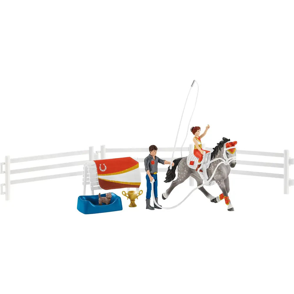 Schleich Horse Club - Mia's Springreitset Pferdespielzeug 42443