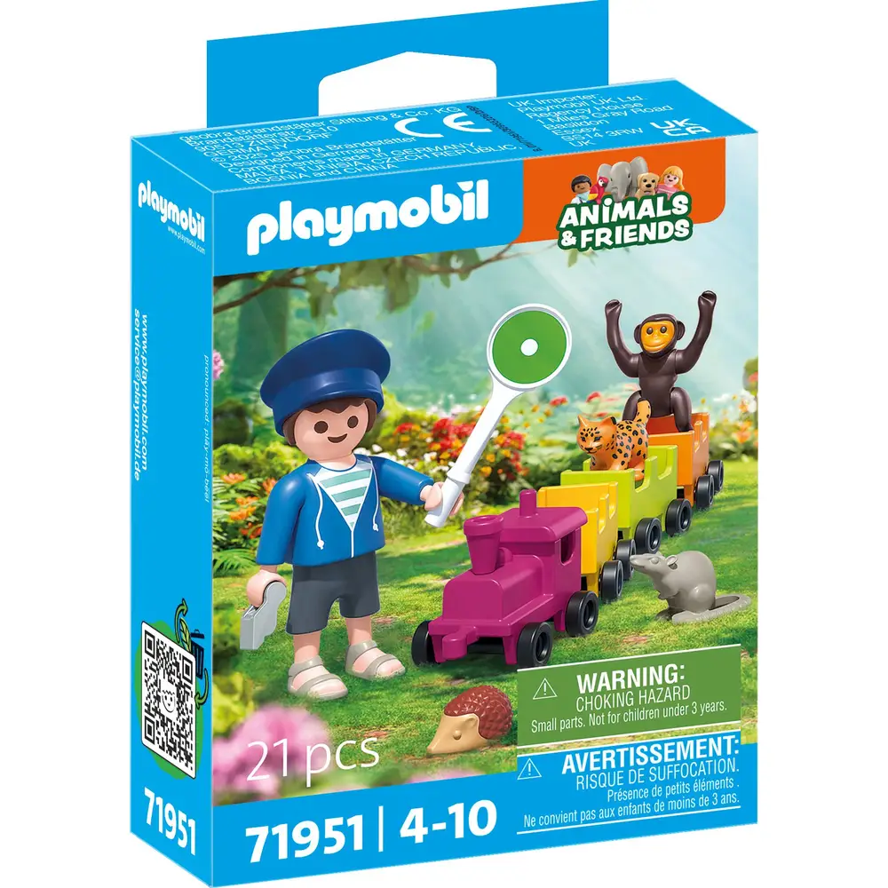 Playmobil Spielzeugzug Kleine Lokausfahrt Tierwelt