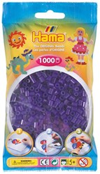 Hama Bügelperlen - Lila transparent - 1000 Stück - Kreatives Spielzeug