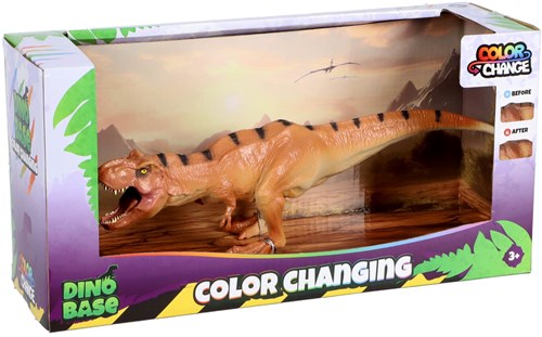 Dino Base T-Rex Farbwechsel Dino Spielzeugfigur mehrfarbig