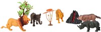 KiddyGo wilde Tiere Spielset - 8-teilig - Kunststoff Spielfiguren Tiere-2