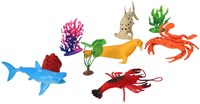 KiddyGo Ozeantiere Spielzeug Set - 9-teilig - Unterwasser Tiere Spielset-3