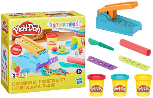 Play-Doh Knetmasse Fun Factory Starter Set - Spielset für Kinder - Mit Zubehör