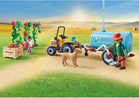 Tractor Met Aanhanger En Watertank-3