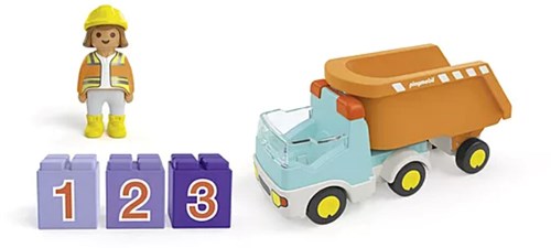 Playmobil Baustelle Kipper Junior - nachhaltiges Spielzeug-3
