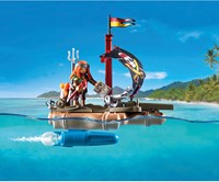 Playmobil Pirates Piratenfloß Bauset mit Schatz und Spielfigur-3