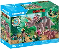 Playmobil 71821 triceratops familie