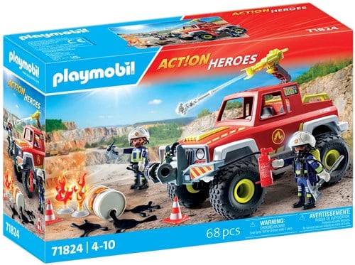 Playmobil Feuerwehrwagen Spielzeug - Action Heroes - interaktiv