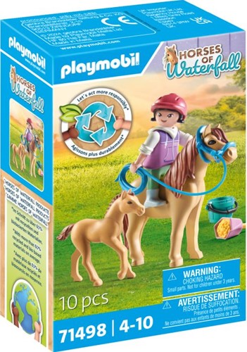 Kind Met Pony En Veulen