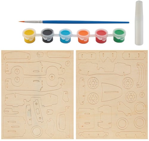 Grafix Grafix Holzpuzzle-Bauset Auto-2