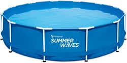 Summer Waves Pool Active Frame 366x91 cm mit Filterpumpe und Leiter