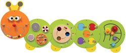 Viga Toys Holz-Wandspielbrett Raupe interaktives Spielzeug 185cm