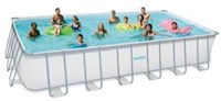 Summer Waves Pool Elite rechteckiger Rahmen 732x366x132 cm mit Sandfilterpumpe-2