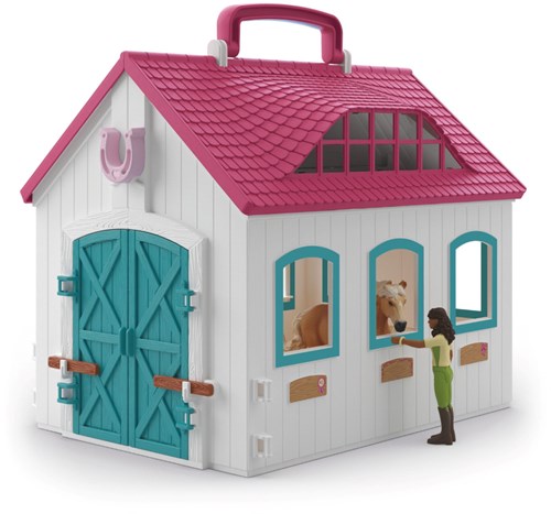 Schleich Horse Club offener Stall Little Horseshoe Spielset Pferde-2