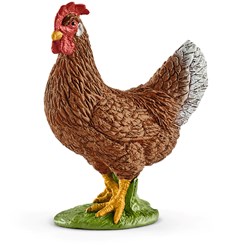 Schleich Farm World Huhn Spielfigur - Bauernhof Spielzeug Huhn