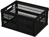 Curver Aufbewahrungsbox Kunststoff schwarz 34L - Faltbox stapelbar-2