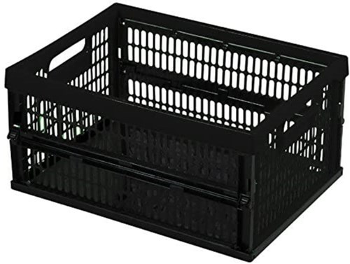 Curver Aufbewahrungsbox Kunststoff schwarz 34L - Faltbox stapelbar-2