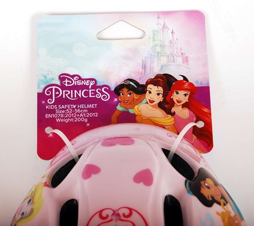 Disney Princess Fahrradhelm rosa weiß 52-56 cm Mädchen Helm Sicherheit-3