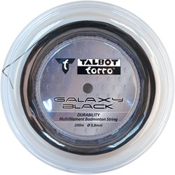 Schildkröt Badminton Saite Galaxy Black 200m Rolle für Schläger