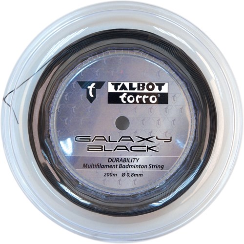 Schildkröt Badminton Saite Galaxy Black 200m Rolle für Schläger