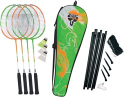 Schildkröt Badminton Set 4-Attacker Plus Komplettset Garten Spielspaß