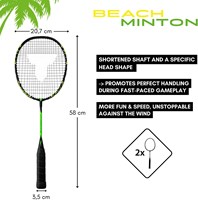 Schildkröt Beachminton Set Strandspiel Badminton windresistent-2