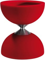 Eureka diabolo Spielzeug - Acrobat 105 Gummi rot - Jongliertricks