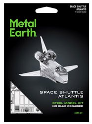 Eureka 3D Puzzle Space Shuttle Atlantis - Metall Modellbausatz