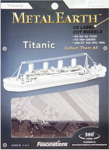 Eureka Modellbau 3D Puzzle Titanic Schiff Metall - Metal Earth-2