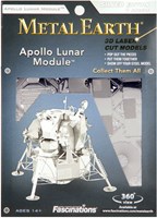 Eureka Bausatz Metal Earth Apollo Lunar Module silber - 3D Puzzle-2