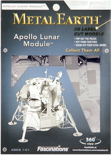 Eureka Bausatz Metal Earth Apollo Lunar Module silber - 3D Puzzle-2