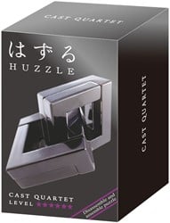 Huzzle Cast Quartet - Hochwertiges Metall-Puzzle