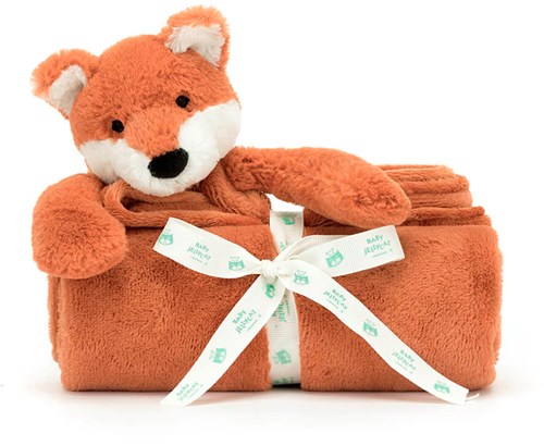 Jellycat Kuscheldecke Fuchs Bashful - weiche Babydecke-3