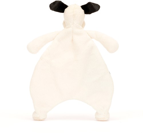 Jellycat Schmusetuch Hund Bashful Black & Cream - weiches Kuscheltuch-3