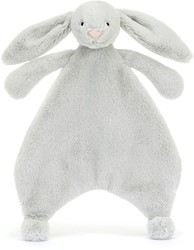 Jellycat Schnuffeltuch Bashful Silver Hase