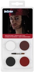 Boland Schminkset Pirat auf Wasserbasis - Kinderschmink Palette