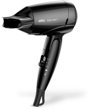 Braun Föhn Reise-Haartrockner Style&Go HD130E schwarz multivoltage 1200W-2