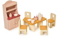 Mentari Holz Puppenhaus Esszimmer Spielzeug - nachhaltiges Holzspielzeug