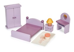 Mentari Holz Puppenhaus Schlafzimmer Spielzeug - nachhaltig und kreativ