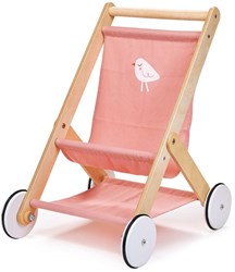 Mentari Holz Puppenwagen - nachhaltiges Spielzeug für Kinder