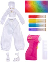 Rainbow High Modepuppe Airbrush Kreatives Design grüne Augen Spielzeug-3