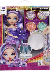 van der Meulen Rainbow High Puppe Rainbow Shimmers Slime Fashion Violet