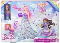 Mattel Barbie Adventskalender Puppe - Dreamtopia magisches Spielzeug
