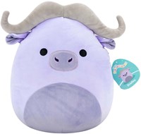 Squishmallows Kuscheltier Plüsch lila Wasserbüffel 30cm Spielzeug