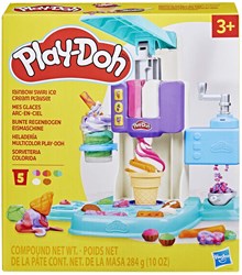 Play-Doh Regenbogen Eismaschine Spielset - Knete Eiscreme Kinder Kreativset