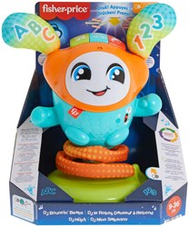 Fisher-Price interaktiver DJ Roboter Kleinkindspielzeug mehrsprachig